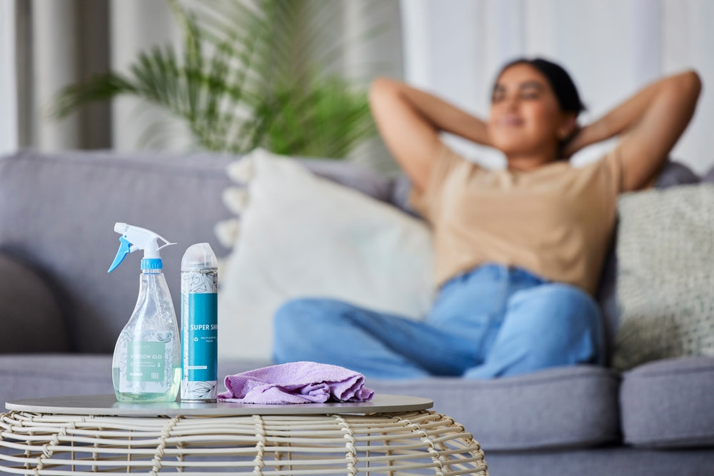 how do you clean your living room fast